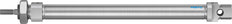 Festo Cylinder 20mm Bore 200mm Stroke ISO 6432 Double Acting - 19242
