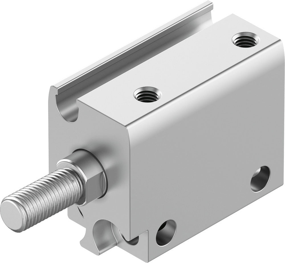 Festo Compact Cylinder 10mm Bore 10mm Stroke Single Acting - 8080585