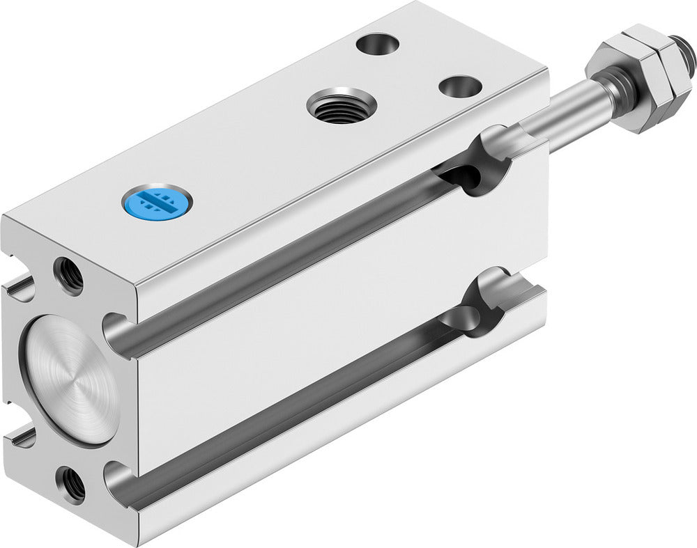 Festo Compact Cylinder 10mm Bore 10mm Stroke Single Acting - 4832171