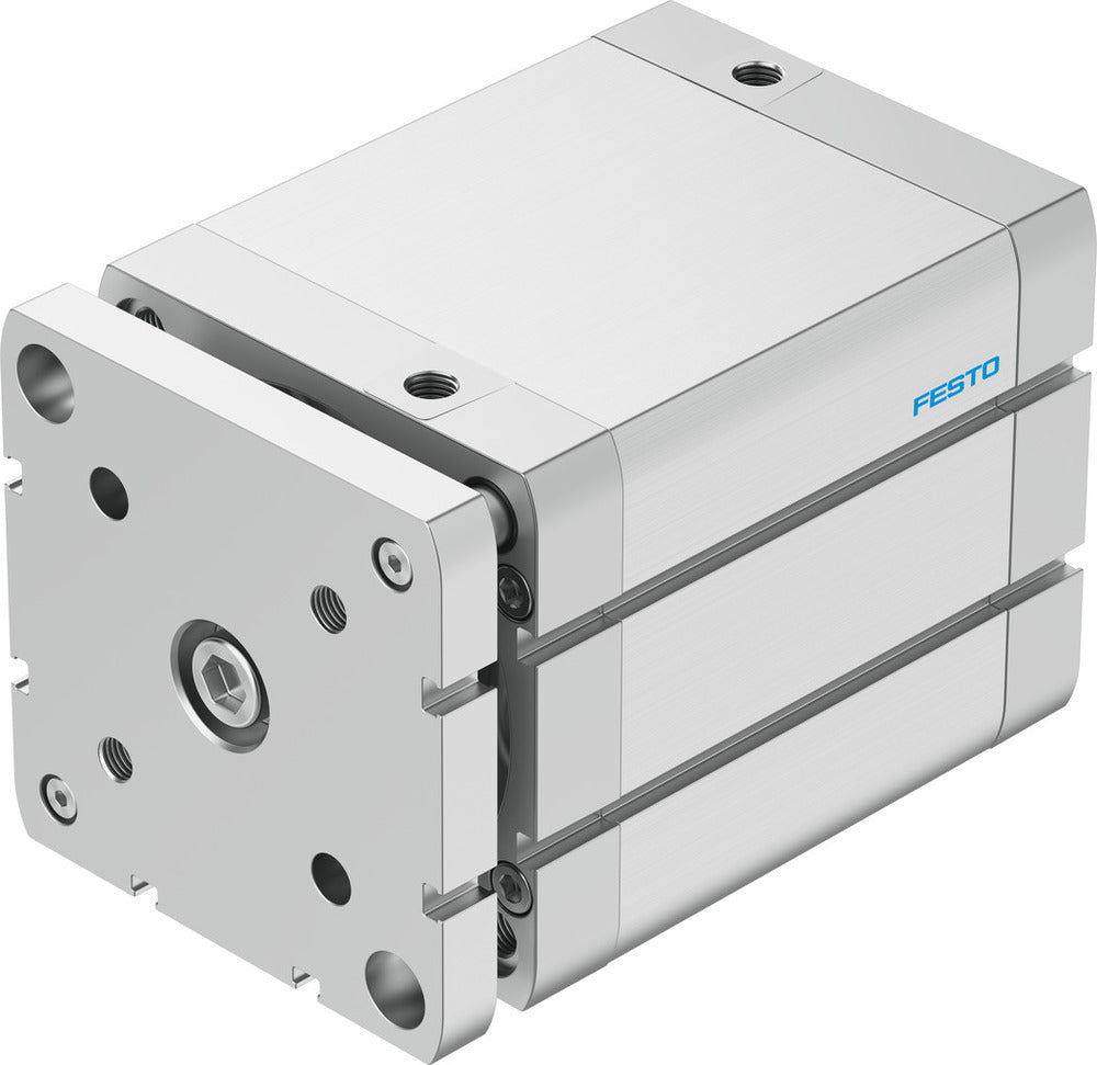 Festo Compact Cylinder 100mm Bore 80mm Stroke ISO 21287 Double Acting - 554294