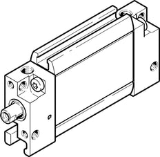 Festo Flat Cylinder 12mm Bore 200mm Stroke Double Acting - 164011