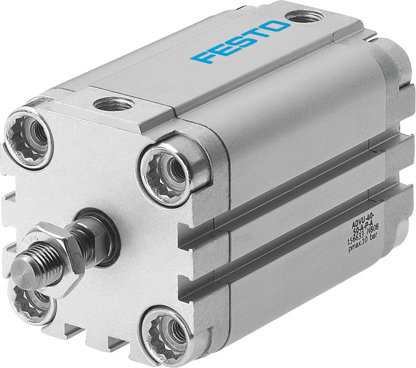 Festo Compact Cylinder 80mm Bore 50mm Stroke Double Acting - 156660