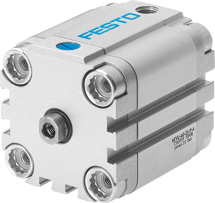 Festo Compact Cylinder 32mm Bore 25mm Stroke Single Acting - 156954