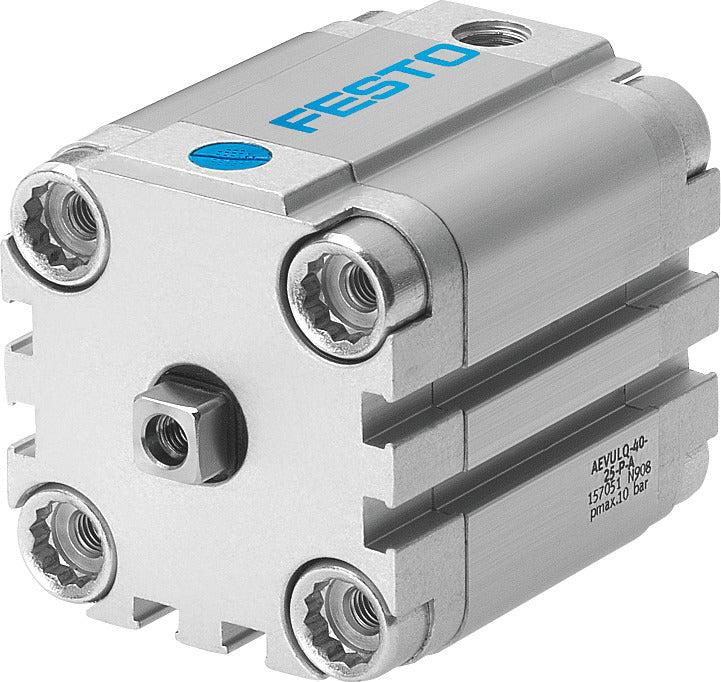 Festo Compact Cylinder 80mm Bore 25mm Stroke Single Acting - 157063