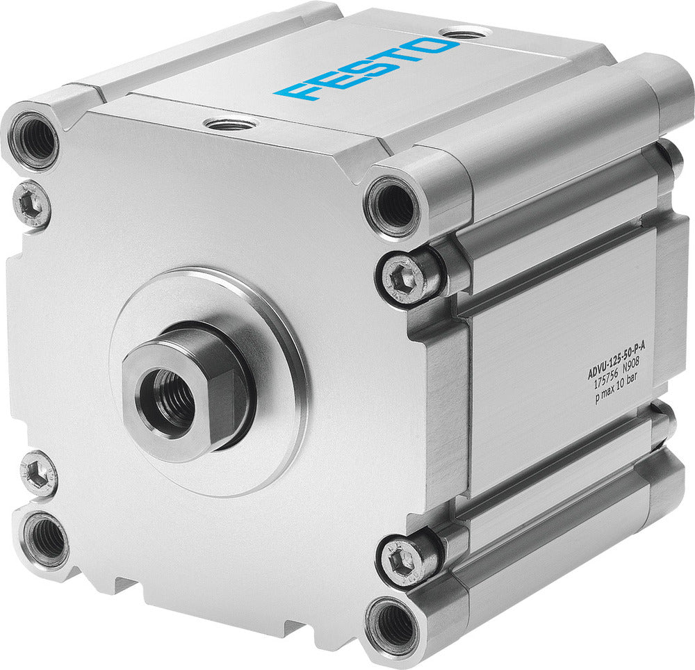 Festo Compact Cylinder 125mm Bore 25mm Stroke Double Acting - 175753