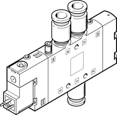 Festo 5/2 Monostable Air Solenoid Valve QS-8 850l/min - 163794