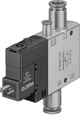 Festo 3/2 NO Monostable Air Solenoid Valve QS-10 1250l/min - 163820