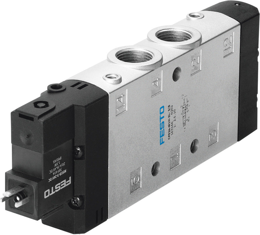 Festo 5/2 Monostable Air Solenoid Valve G3/8 2900l/min - 163166