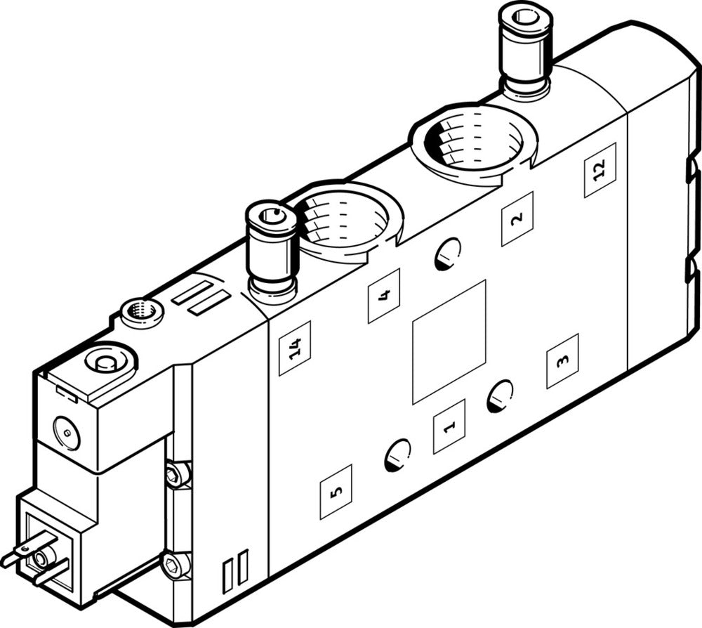 Festo 5/2 Monostable Air Solenoid Valve G3/8 2900l/min - 163170