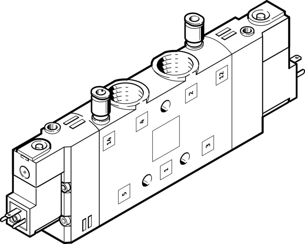 Festo 5/2 Bistable Air Solenoid Valve G3/8 3200l/min - 163171