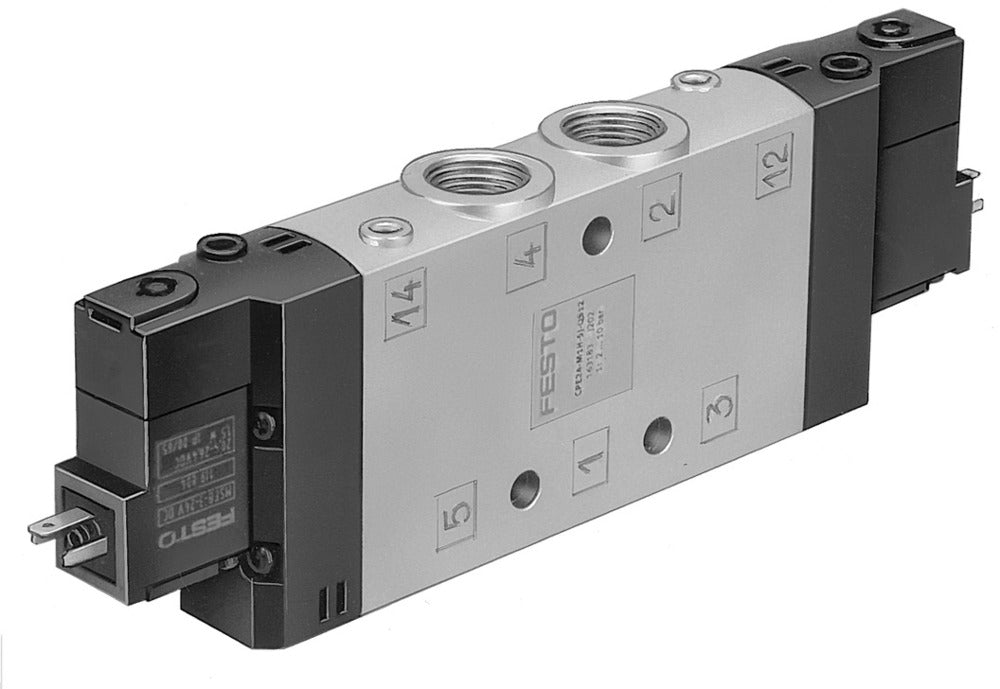 Festo 5/3 Exhausted Air Solenoid Valve G3/8 2650l/min - 170303