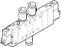 Festo 5/3 NC Air Solenoid Valve QS-10 1250l/min - 170272
