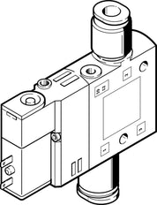 Festo 3/2 NC Monostable Air Solenoid Valve QS-6 510l/min - 196887