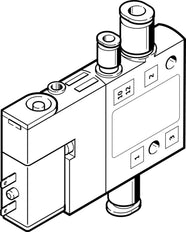 Festo 3/2 NO Monostable Air Solenoid Valve QS-6 300l/min - 196856