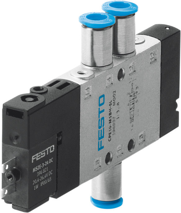 Festo 5/2 Monostable Air Solenoid Valve QS-4 180l/min - 196882