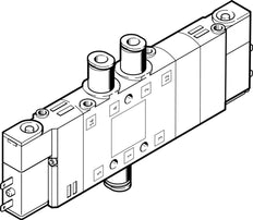 Festo 5/3 Exhausted Air Solenoid Valve QS-6 370l/min - 196899
