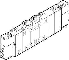 Festo 5/3 Pressurized Air Solenoid Valve G1/8 750l/min - 196934