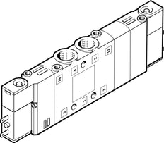 Festo 5/3 NC Air Solenoid Valve M7 350l/min - 533141