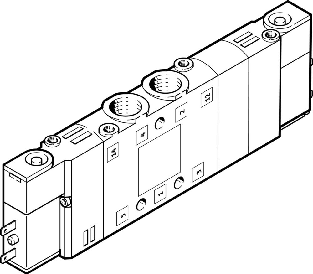 Festo 5/3 Exhausted Air Solenoid Valve M7 250l/min - 533143
