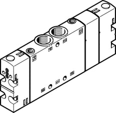 Festo 5/3 Exhausted Basic Valve G1/4 1200l/min - 550159
