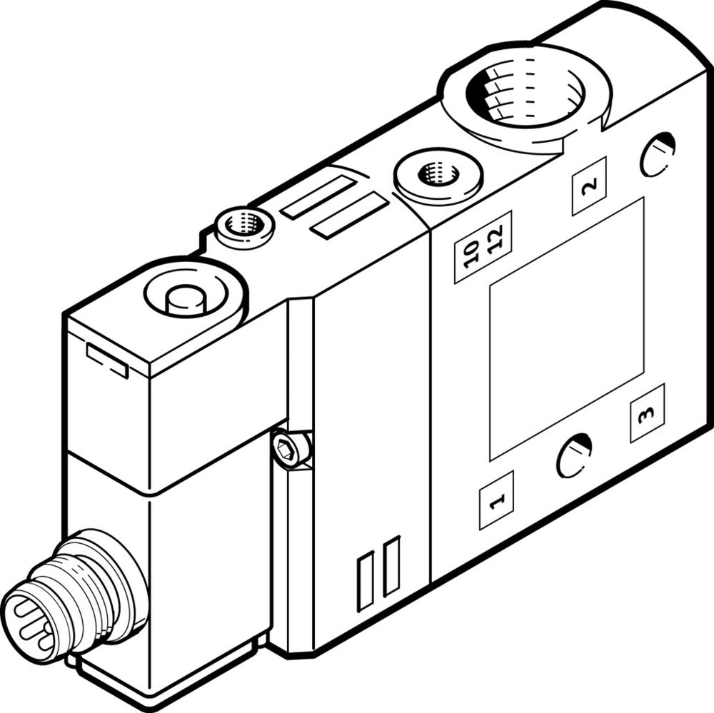 Festo 3/2 NC Monostable Air Solenoid Valve G1/8 900l/min - 550247