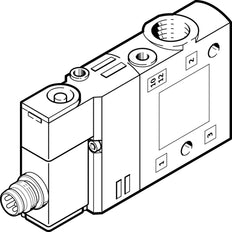 Festo 3/2 NC Monostable Air Solenoid Valve G1/8 900l/min - 550248