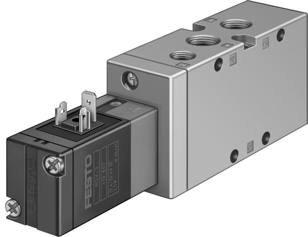 Festo 5/2 Monostable Air Solenoid Valve G1/4 1300l/min - 15903