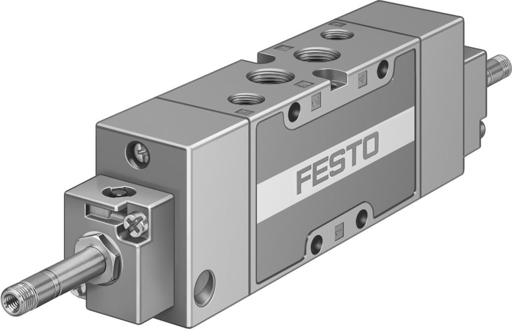 Festo 5/3 NC Air Solenoid Valve G1/4 1600l/min - 535937