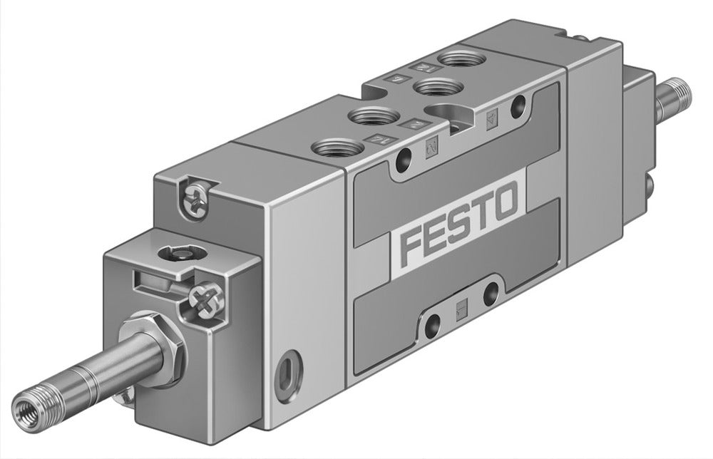 Festo 5/3 Exhausted Air Solenoid Valve G1/8 1000l/min - 30483