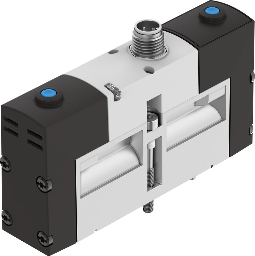Festo 2x3/2 NC Monostable Air Solenoid Valve Size 26mm ISO 15407-1 900l/min - 534542