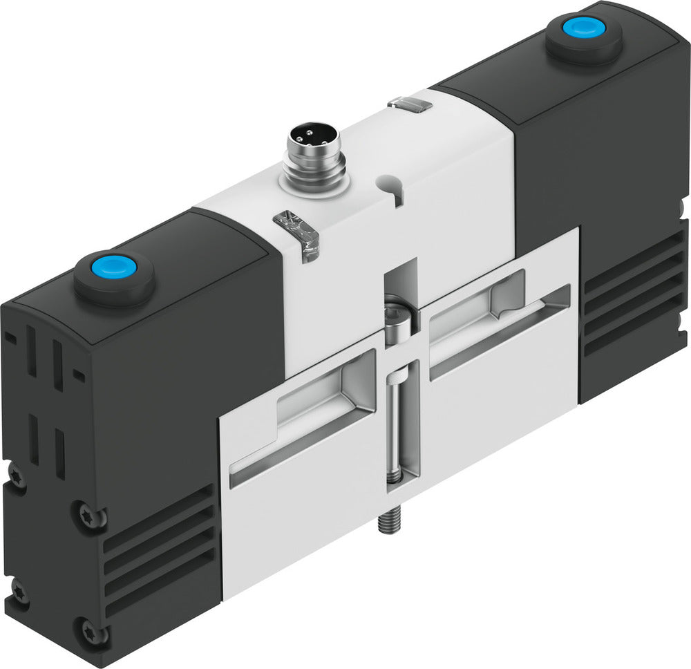 Festo 5/3 NC Air Solenoid Valve Size 18mm ISO 15407-1 Size 02 VDMA 24563 450l/min - 534778