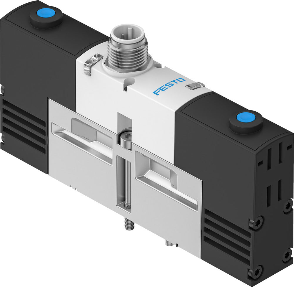 Festo 5/3 NC Air Solenoid Valve Size 18mm ISO 15407-1 Size 02 VDMA 24563 450l/min - 546781