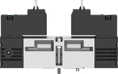 Festo 2x3/2 NO/NC Monostable Air Solenoid Valve Size 18mm ISO 15407-1 400l/min - 547093