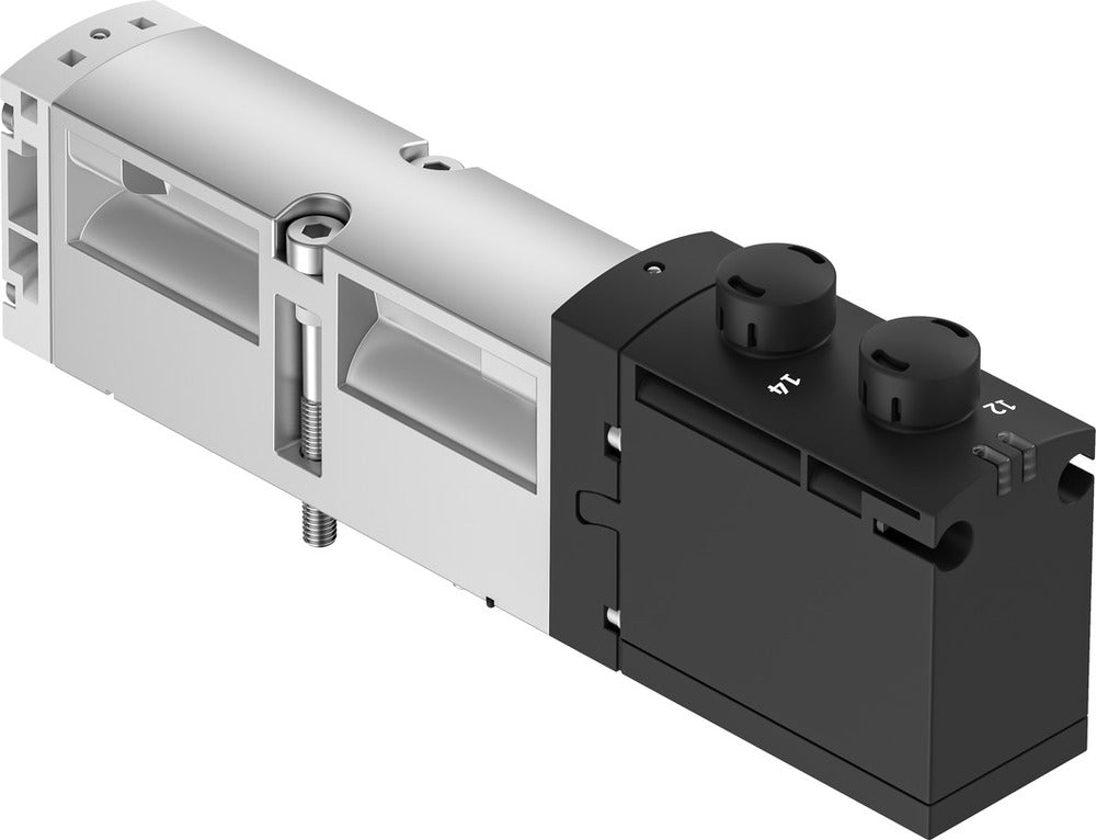 Festo 2x3/2 NO Monostable Air Solenoid Valve Size 26mm ISO 15407-2 900l/min - 8033038