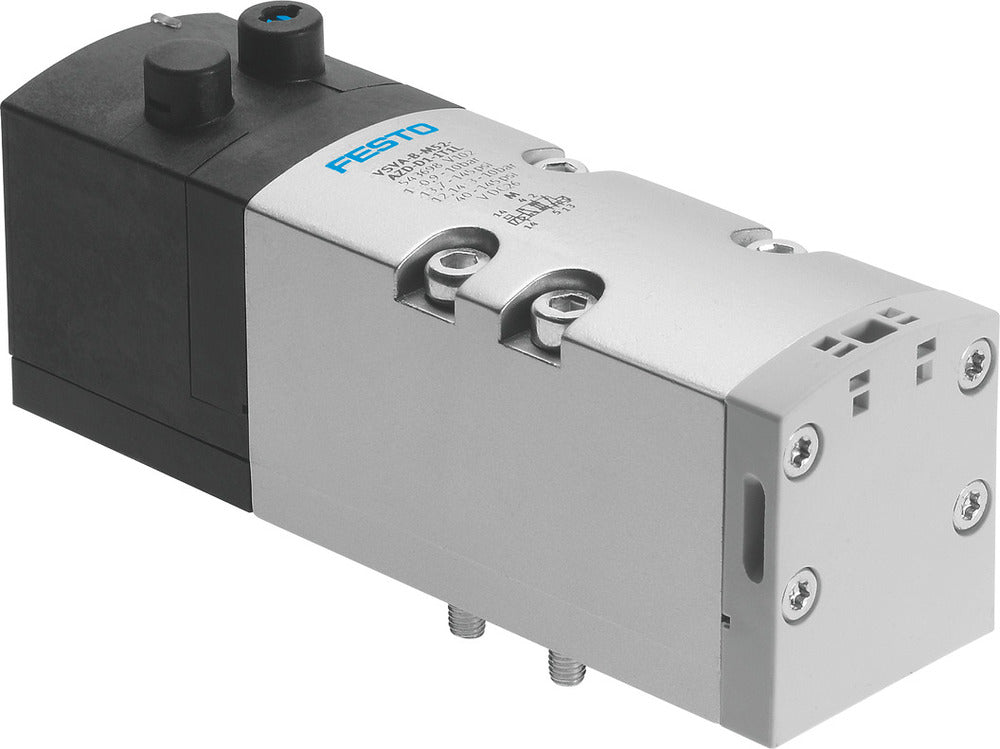 Festo 5/2 Monostable Air Solenoid Valve Size 1 ISO 5599-2 1300l/min - 8034808