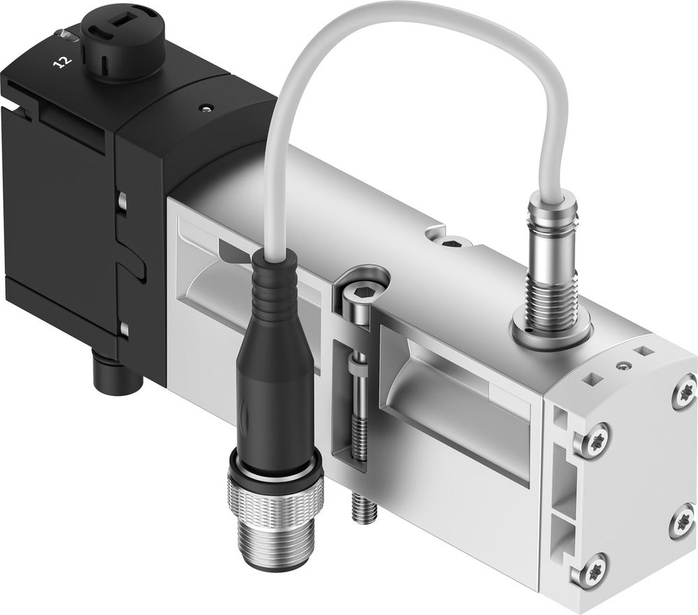 Festo 5/2 Monostable Air Solenoid Valve Size 26mm ISO 15407-2 1100l/min - 8033057