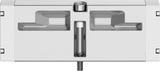 Festo 2x3/2 NO/NC Monostable Pneumatic Valve Size 26mm ISO 15407-1 900l/min - 546713