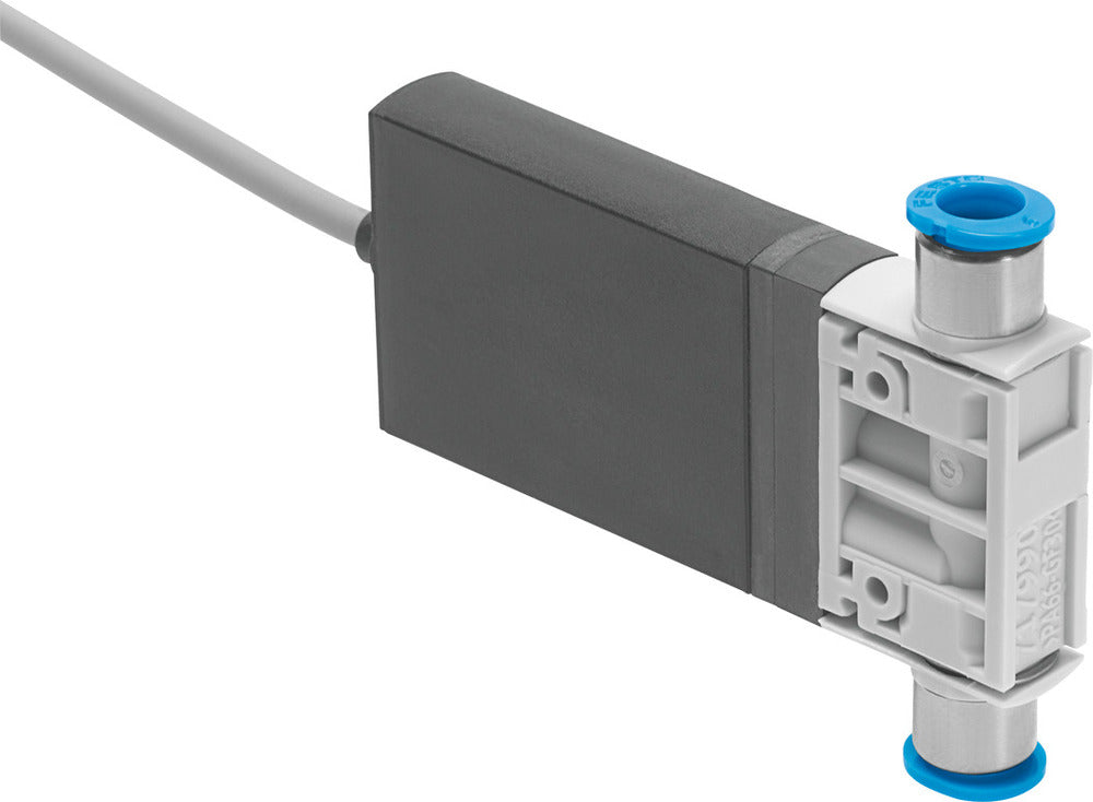Festo 2/2 NC Monostable Air Solenoid Valve QS-4 50l/min 0.5 - 8bar/7 - 116psi - 572081