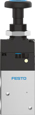 Festo 3/2 NO/NC Monostable Pushbutton Valve G1/8 750l/min -0.95 - 10bar/-14 - 145psi - 5299706