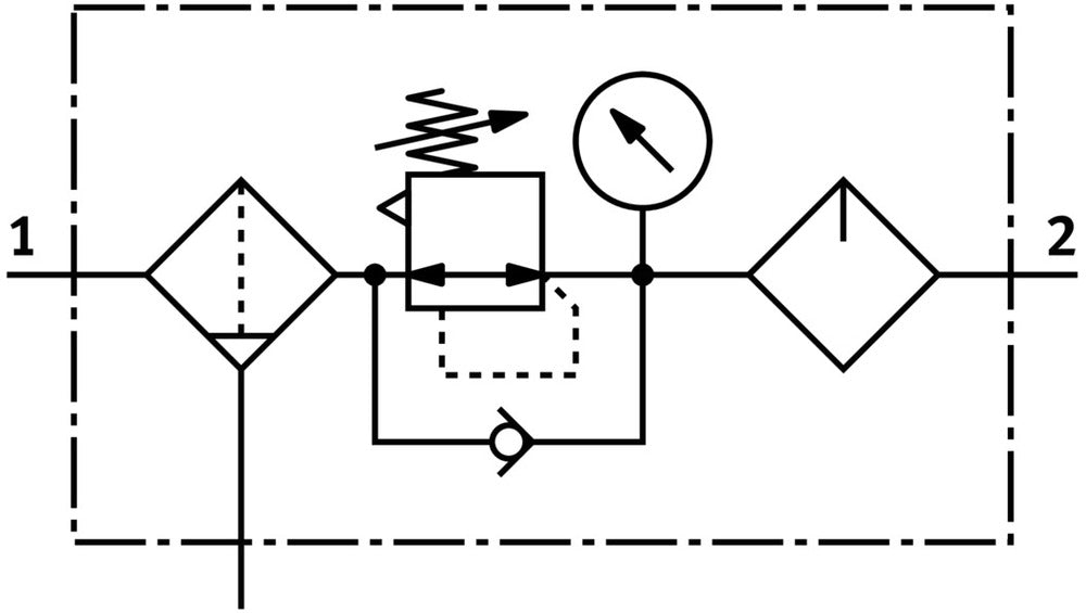 Festo Air Preparation Unit G1/4'' 0.5-12bar 1900l/min 40µm - 530268