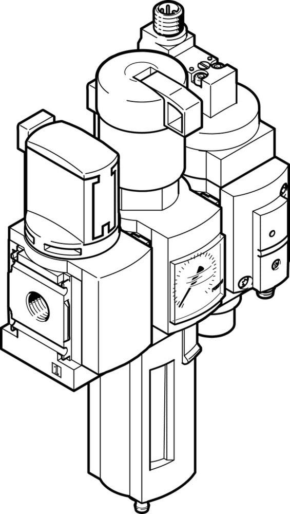 Festo Air Preparation Unit G1/2'' 4-7bar 4400l/min 40µm - 8042670