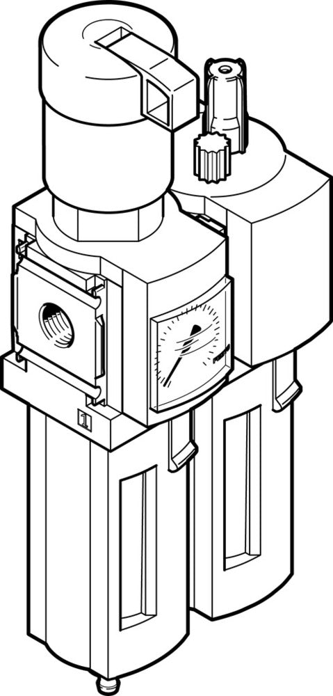 Festo Air Preparation Unit G1/2'' 0.5-7bar 4800l/min 40µm - 8042673