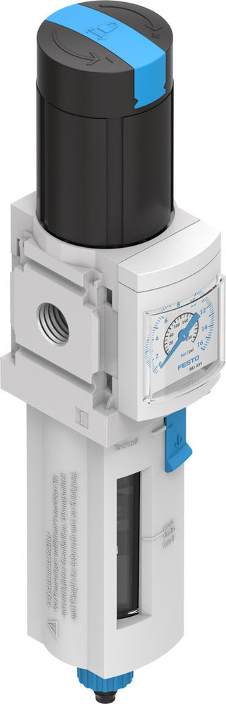 Festo Compressed Air Filter Regulator G1/8'' 0.3-7bar 1000l/min 40µm - 529166