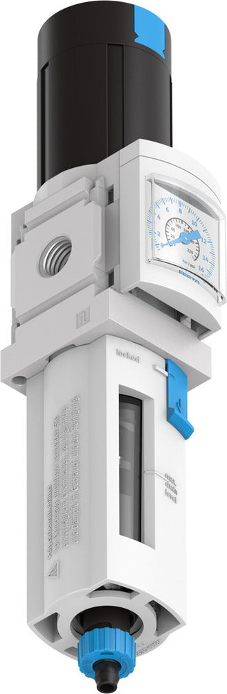 Festo Compressed Air Filter Regulator G1/8'' 0.3-7bar 900l/min 5µm - 529162