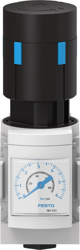 Festo Compressed Air Pressure Regulator G1/4'' 0.3-4bar 2100l/min - 529415