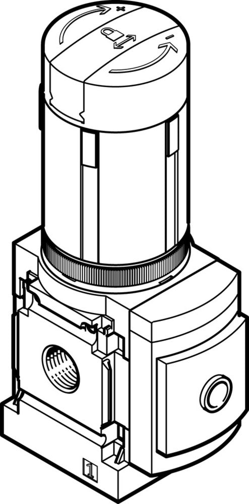 Festo Pressure Regulator G1/2'' 0.3-7bar 6300l/min - 530326