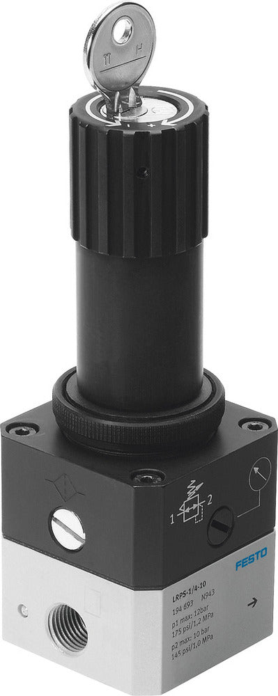 Festo Precision Pressure Regulator G1/4'' 0.1-10bar 2300l/min - 194693