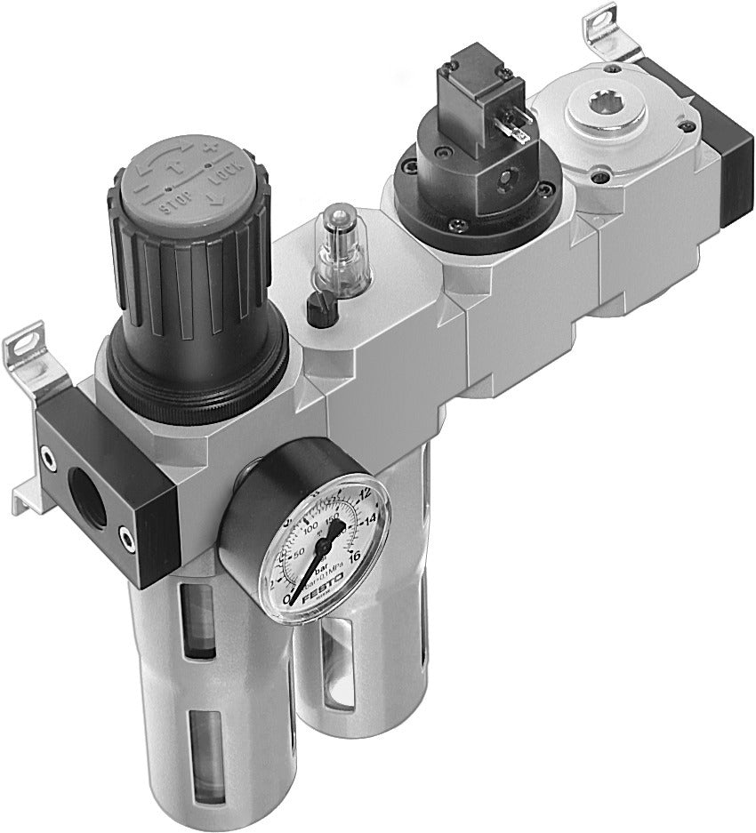 Festo Air Preparation Unit G3/8'' 2.5-12bar 1420l/min 40µm Midi - 185833