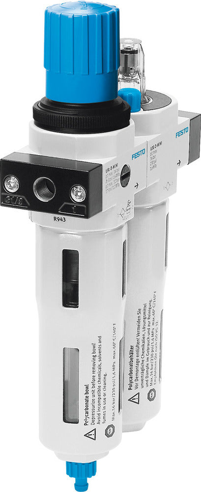 Festo Air Preparation Unit G1/4'' 0.5-7bar 1300l/min 40µm Mini - 192631