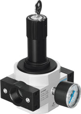 Festo Compressed Air Pressure Regulator G3/8'' 0.5-7bar 3300l/min Midi - 194638